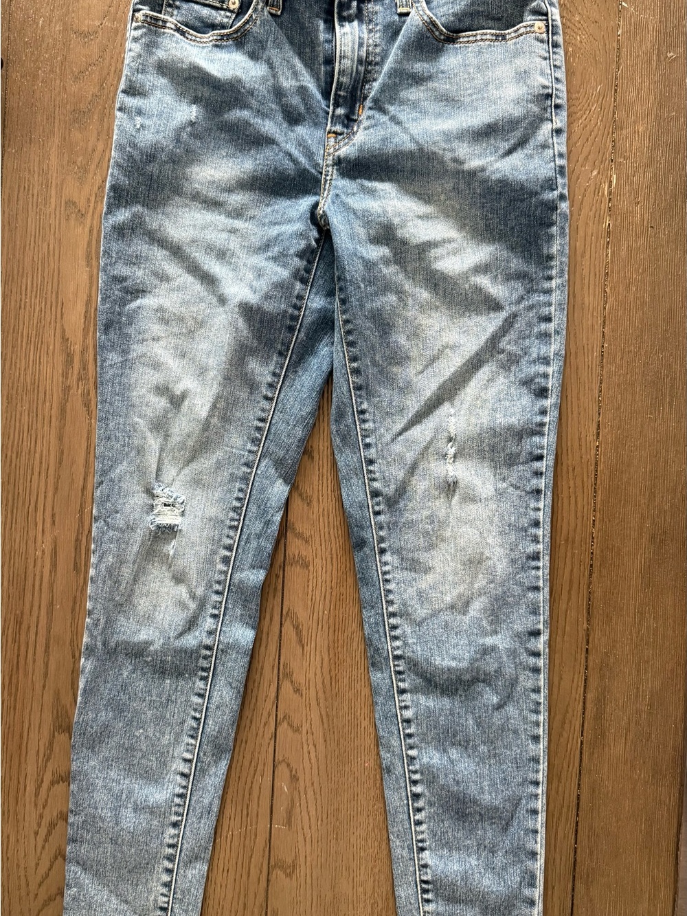 Levi's Light Blue High Rise Skinny Jeans